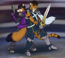 Duo Battle - Two Character Full Body