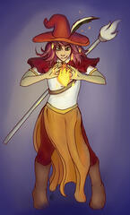 Fire Witch - Full body character art